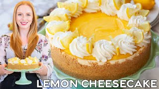 The Best NoBake Lemon Cheesecake Recipe  Extra Rich amp Creamy [upl. by Winograd]