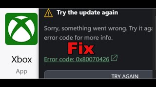 Fix Xbox App Not Opening Error Code 0x80070426 On Windows PC [upl. by Berardo]