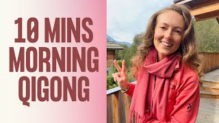 10 Minute Morning Qigong Mountain View [upl. by Sivlek937]