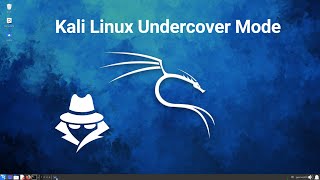 Kali Linux Undercover Mode [upl. by Aerdnat428]