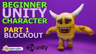 Blender Tutorial  Beginner Unity Character  Part 1 of 9 Introduction amp Rough Blockout [upl. by Assiren55]