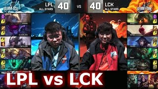 LPL vs LCK  LoL AllStar Event 2016 Day 2  ICE vs FIRE  China vs Korea [upl. by Zerlina300]