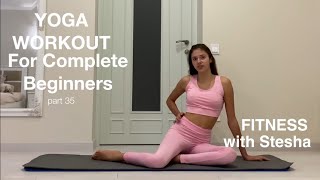 Yoga for beginners  stefania deriabina  Yoga girl [upl. by Alysoun631]