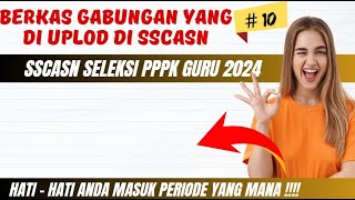 🔴BERIKUT DOKUMEN GABUNGAN UNTUK PPPK GURU 2024 [upl. by Ayikat61]