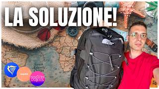 VIAGGIARE LEGGERI solo con il Bagaglio a Mano Piccolo 40x20x25 🎒 [upl. by Tselec]