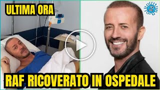 Raf ricoverato in ospedale Ho subìto un intervento Come sta il cantante [upl. by Ariaes]