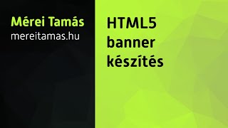 HTML5 banner készítés [upl. by Grosmark]