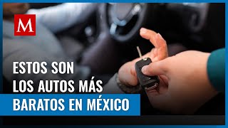 Si buscas adquirir un auto estos son los más baratos en México en 2024 [upl. by Laira]