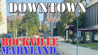 Rockville  Maryland  4K Downtown Drive [upl. by Possing]