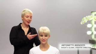 Aveda HowTo  The Tousled Look for Short Hairstyles [upl. by Harbour989]