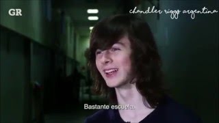 quotLa Entrevistaquot Chandler Riggs en monterrey Enero 2016 [upl. by Salem799]