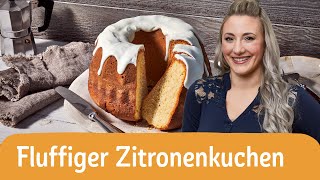 Zitronenkuchen – Saftig und lecker 🍋🍰  REWE Deine Küche [upl. by Linis287]