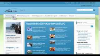 SharePoint 2013 Theme  Adjusting Colors [upl. by Eimac]