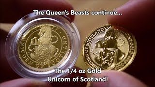 My 14 oz Gold Queens Beast Stack grows  The Unicorn of Scotland [upl. by Tyne]