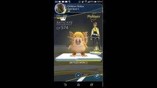 Pokemon GOAndroid Gym Battle Field Test1 [upl. by Venu954]