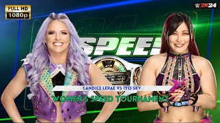 Candice LeRae vs IYO SKY  Womens Speed Tournament Match  WWE2K24  GameCity [upl. by Moss297]