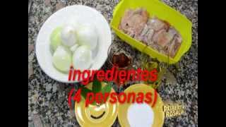 receta de calamar o pasamar encebollado [upl. by Crystie142]