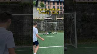 La verità su Croazia  Italia 🇮🇹 calcio euro2024 italia [upl. by Arvie635]