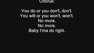 3lw  No more  baby ima do right   Lyrics [upl. by Laurita]