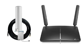 Tplink MR600 Omni External Antenna Setup  4g wala sim router [upl. by Anabal930]