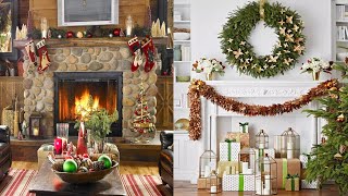 🎄100 CHRISTMAS MANTEL AND FIREPLACE DECOR IDEAS  CHRISTMAS DECORATING IDEAS 2024 🎄 [upl. by Asyl97]