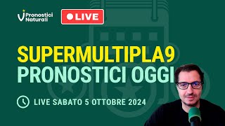 🔴 LIVE ORA ✅ Tabellone Pronostici Naturali ⚽  SuperMultipla9 [upl. by Ynehteb787]