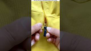 Fix jacket chain easily 😳❔shortsfeed [upl. by Herold277]