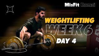 Weightlifting Day 27 Week 6 [upl. by Geddes487]