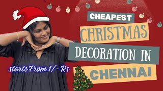 Cheap amp affordable Christmas Decorations in chennai  PARRYS  wholesale price  christmasdecor [upl. by Kelson]