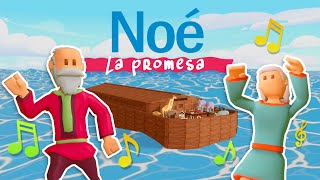 NOÉ La Promesa 🎶 Video Musical  BIBTOONS Historias Biblicas Animadas [upl. by Columbyne]