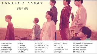 BTS 방탄소년단 Romantic Playlist [upl. by Aniuqal]