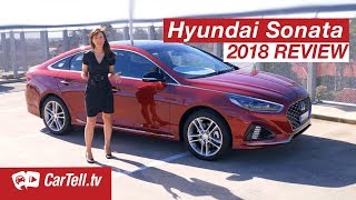 2018 Hyundai Sonata Review  CarTelltv [upl. by Turoff]