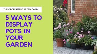 How to display garden pots in your garden terrace or patio [upl. by Quiteri693]