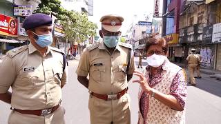 Dr Kiran Bedi checks Market to ensure enforcement of stayathome order  Coronavirus Lockdown [upl. by Ingraham]