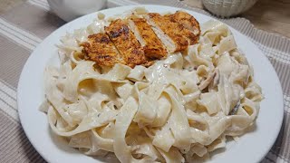 Restaurant style Fettuccine Alfredo pasta recipe  Recipe by Maryam Umer [upl. by Stucker]