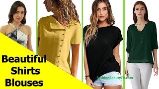 50 Beautiful Shirt and Blouse Designs For Women A6 [upl. by Grindlay]