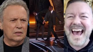 Billy Crystal Ricky Gervais On Will Smiths Assault At Oscars [upl. by Riegel]