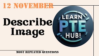 PTE Speaking Describe Image  November 2024 Practice Predictions [upl. by Mersey464]