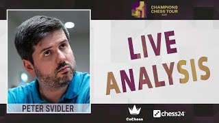 Peter Svidler vs Garry Kasparov Tilburg 1997 A Famous Victory  Live Analysis by Peter Svidler [upl. by Rothstein]