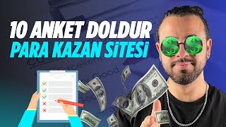 ANKET Doldurarak PARA Kazanabileceğiniz 10 SİTE 💰 İnternetten Para Kazanma 2023 [upl. by Sydel]