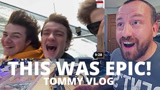 AMAZING VLOG TommyInnit A Month In The Life Of Tom Simons REACTION TommyVlog [upl. by Aimil]