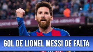 Gol de Lionel Messi de Falta  Barcelona 1x0 PSV [upl. by Gnohp160]