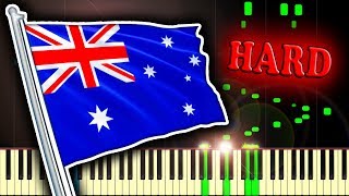 ADVANCE AUSTRALIA FAIR  AUSTRALIAN NATIONAL ANTHEM  Piano Tutorial [upl. by Elbart953]