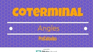 How to identify all angles that are coterminal with a given angle [upl. by Iel]