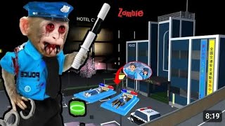 MONKEY Zombie Exe Haunted 😱  SAKURA School Simulator Horror Drama 👻 [upl. by Ydnab]