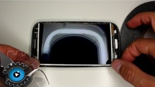 Samsung Galaxy S3 Glas Wechseln Tauschen unter 20€ Reparieren GermanDeutsch Teil 3 [upl. by Bresee]