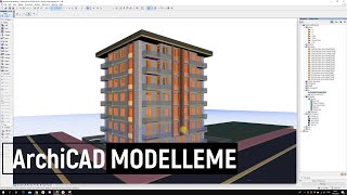 ArchiCAD Mimari Modelleme [upl. by Reham712]