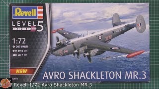 Revell 172 Shackleton MR3 Review [upl. by Ailis]