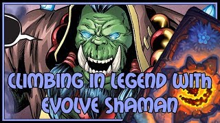 Hearthstone Climbing in legend with evolve shaman [upl. by Alliehs]