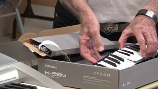 MIDI  Roland 25M keyboard Casio LK270  Roland JX03 module  part 2  tech4seniors [upl. by Amii]